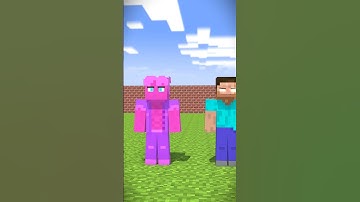 HELP Herobrine Move A Block VS Barbie & Ken (Bones - Imagine Dragons) #shorts #herobrine #barbie