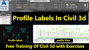 How To Apply Profile Labels In AutoCAD Civil 3d | Create Custom profile labels for different design
