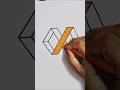 In this video tutorial, I’ll show you how to draw a very nice and easy 3D shape