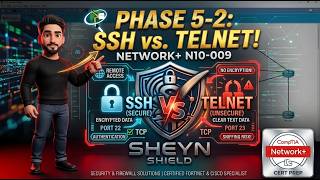 Network Plus 10-009 Phase5-2 SSh & Telnet