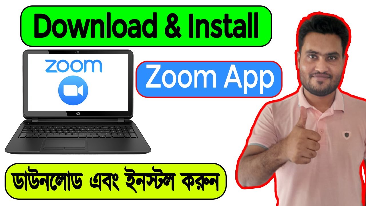 how to download and install zoom app in laptop