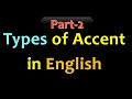 Types of Accent in English #englishaccents