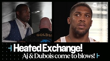 ‘Don’t disrespect me’ – Anthony Joshua THREATENS to SMASH CHAIR over Daniel Dubois 😮 #JoshuaDubois