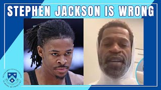Stephen Jackson Is Wrong In Defense Of Ja Morant - Marcellus Wiley Explains | Never Shut Up