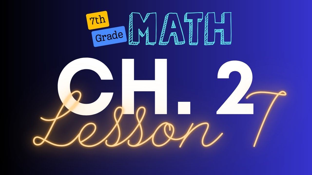 7th Grade: Ch. 2, L7 - YouTube