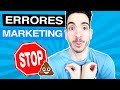 5 ERRORES + Comunes en Marketing Digital (te harán fracasar!)