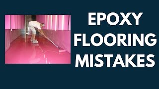 Are you making these three mistakes with epoxy floors?