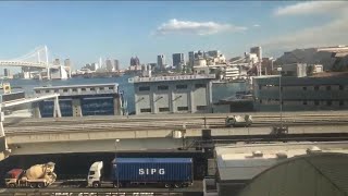 東京モノレール羽田空港線 空港快速羽田空港第2ターミナル行き(地上部走行中のみ) TOKYO MONORAIL Haneda Express for Haneda Airport Terminal 2