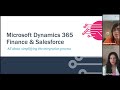 Salesforce integration with Microsoft Dynamics 365 Finance