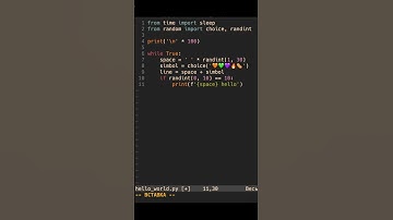 console animation in python #shorts #python #it