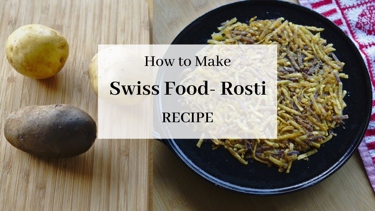 How to make Swiss Potato Roesti / Rosti ( Vegan Recipe ) - YouTube