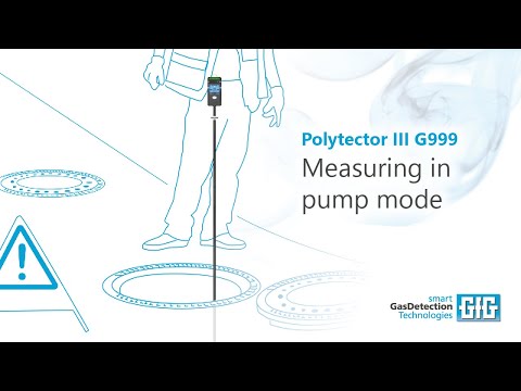 Polytector III G999 - Measuring in pump mode