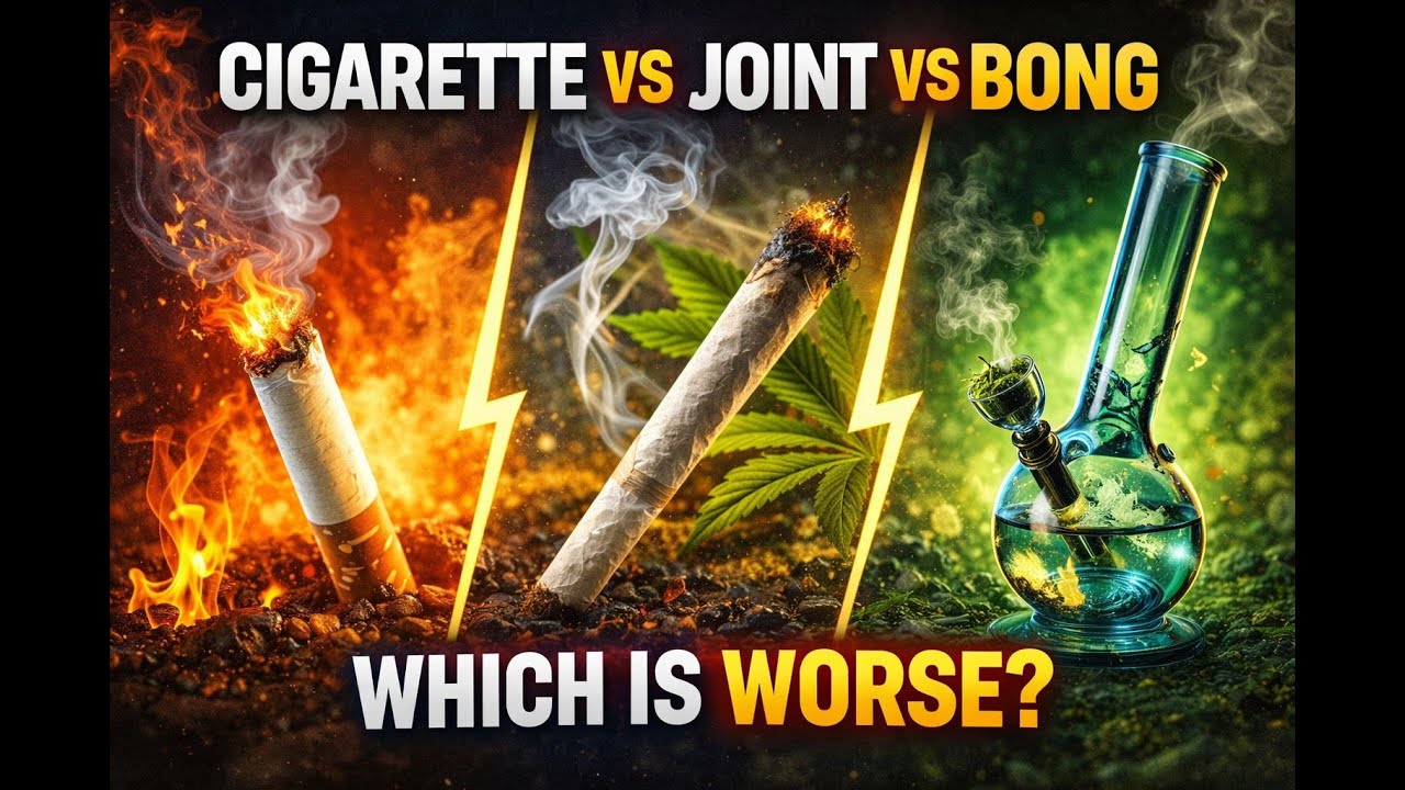 Cigarette vs Joint vs Bong  - What’s the Real Difference?