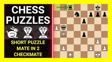 Chess Puzzles to Practice. Themes: Short puzzle, Mate in 2, Checkmate. Learn Chess