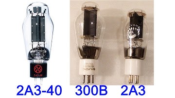 2A3-40 vs 2A3 vs 300B tube compatibility for new amplifier concept. too expensive