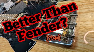 Yamaha Mike Stern. Bridge replacement and setup. 