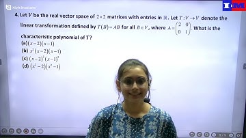 CSIR NET JUNE 2024(LINEAR ALGEBRA) QUESTION ID 704030 #netjrf #linear #iitjam #csirnet #mathematics