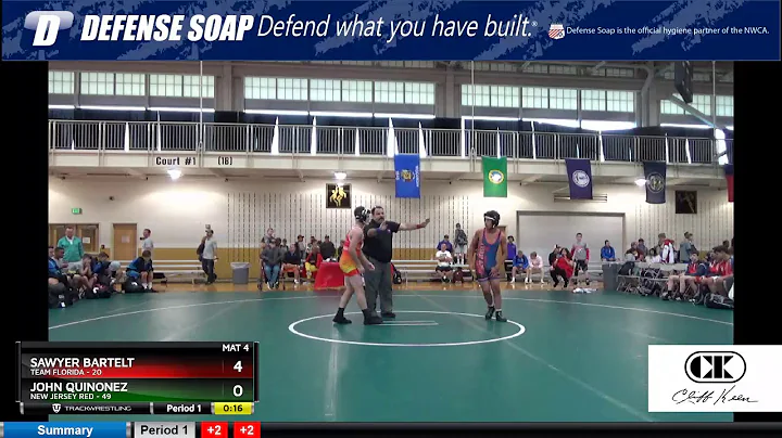 Mat 4 130 Sawyer Bartelt Team Florida Vs John Quin...