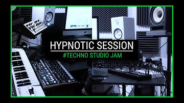 hypnotic session #Techno studio jam (Moog dfam Korg volca Roland tb-03  monologue Drumbrute..)