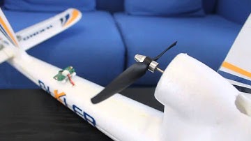 HK FPV 5.8Ghz Bixler RC Glider Setup - Basic FPV Gear and Layout on Aircraft - Part 1