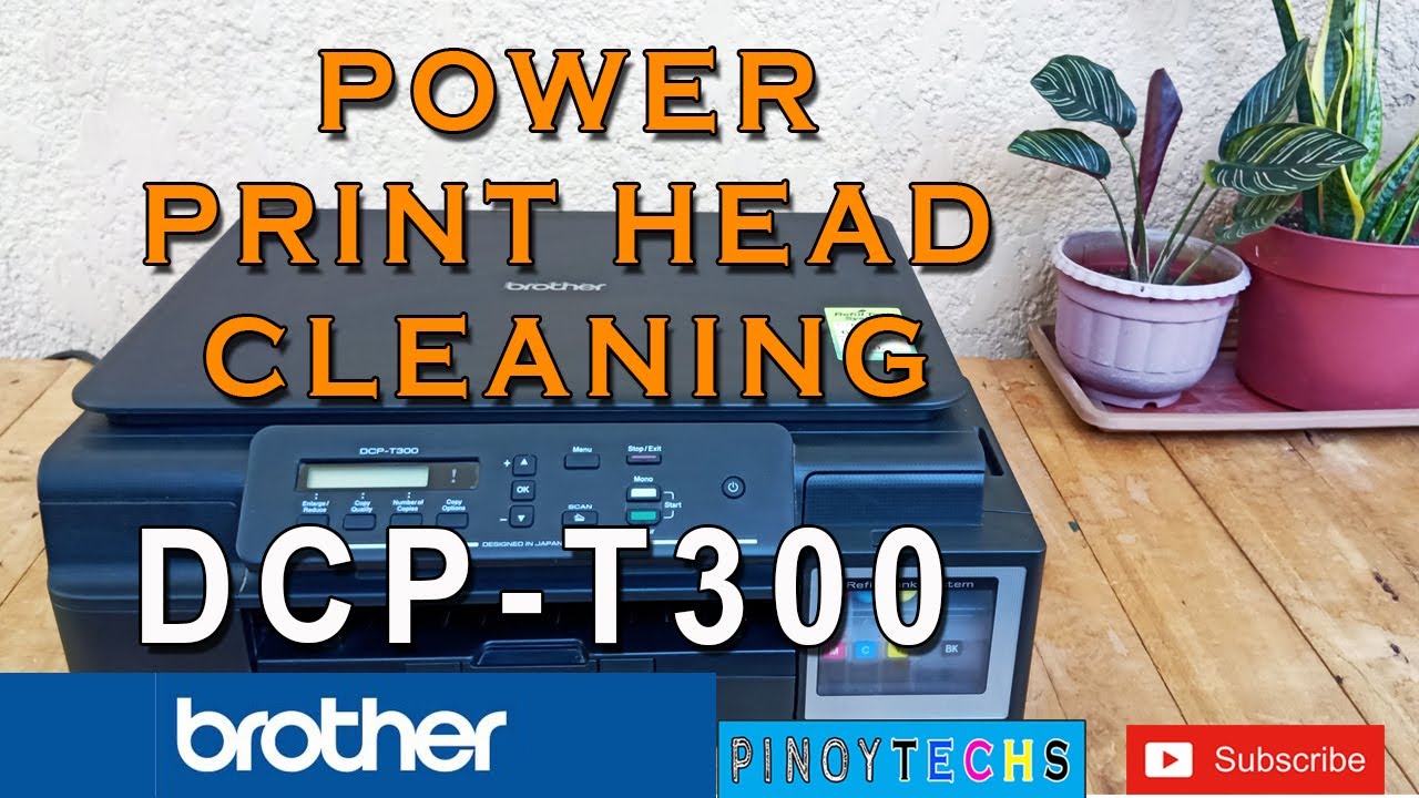 PAANO mag POWER CLEANING ng | BROTHER DCP-T300 | Serye 2 - YouTube
