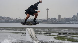 Rainy Seattle Skimboard Session