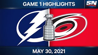 NHL Game Highlights | Lightning vs. Hurricanes, Game 1 - May 30, 2021