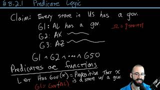 8.2.1 Intro to Predicate Logic
