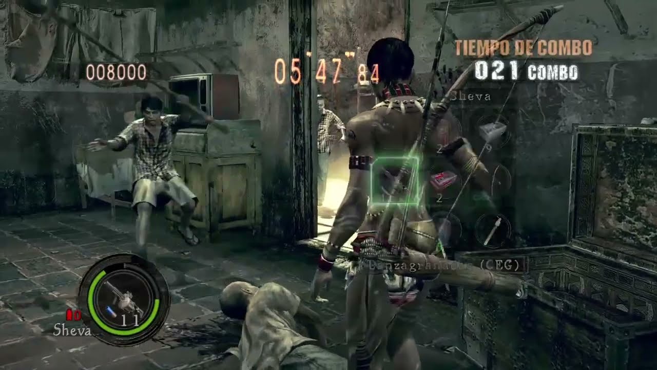 Resident  evil 5 mercenaries  united  sheva tribal solo 831k WR pa PS4