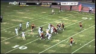 Clovis West's double reverse touchdown run.