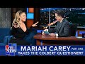 Mariah Carey Takes The Colbert Questionert - Part 1