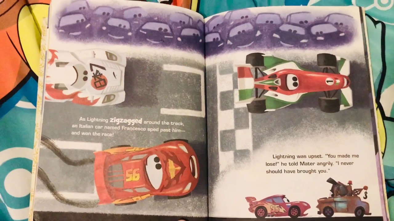 Cars 2 Book Disney Pixar / Read Along / Read Aloud / Let’s Read Book