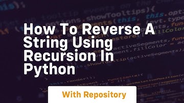 how to reverse a string using recursion in python