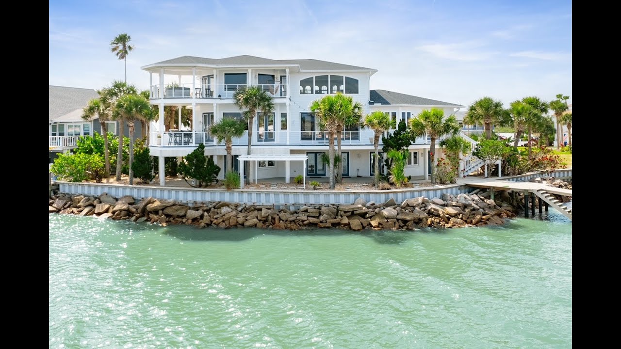 254 Barrataria Drive, a 5 Bedroom Waterfront Estate For Sale in St. Augustine, Florida..