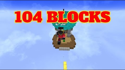 TNT Jump World Record on Hypixel Practice