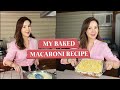 Cristina Gonzales baked macaroni | Cristina Gonzales Romualdez