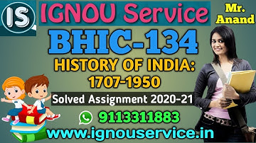BHIC-134 Solved Assignment||English Medium||2020-21||For July 2020 & January 2021 Session