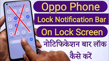 How to Disable On Lock Screen For Notification Drawer Oppo | Lock Notification Panel On Lock Screen