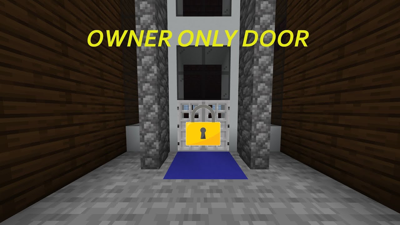 How do I create a player only door (I want them to click it and it