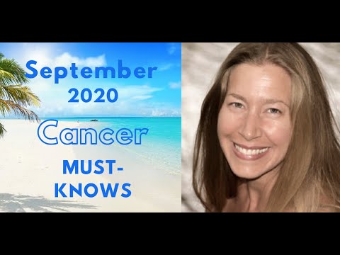 Cancer September 2020 (Must-Knows)