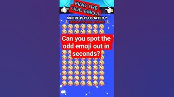 Find the odd emoji out #emojiquiz #emoji