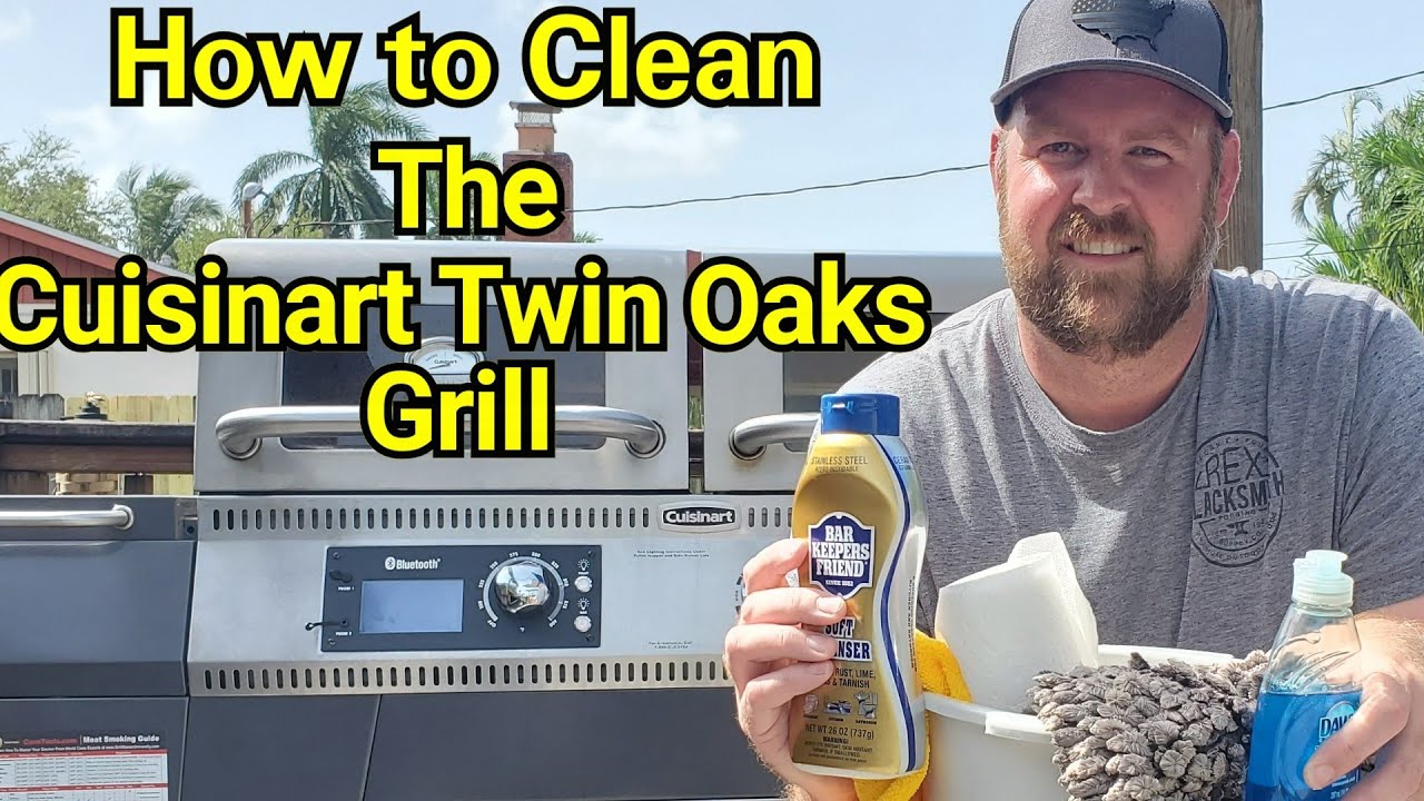 How to Clean the Cuisinart DualFunctionPellet and Gas Grill #cuisinartbbq #cuisinarttwinoaks