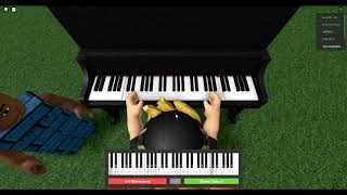 Roblox 20 anime songs in roblox piano mashup