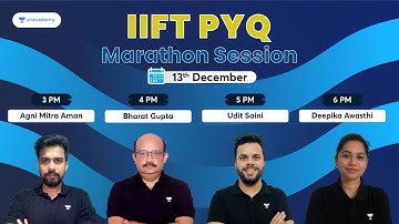 IIFT 2022 | 2018 PYQs Marathon | Subject Wise Preparation