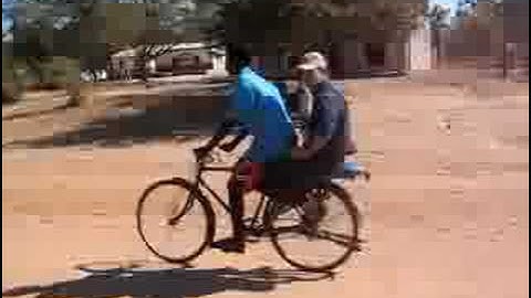 Bicycle taxi in Malawi