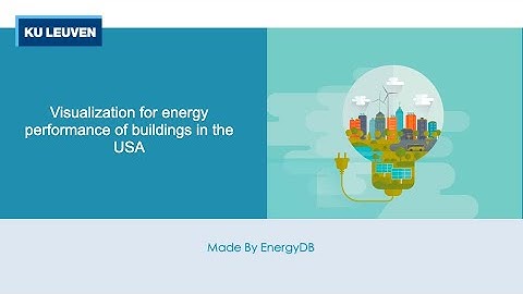 Visualization for building Energy Performance in American Cities