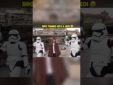 Bro thinks he's a Jedi 😭