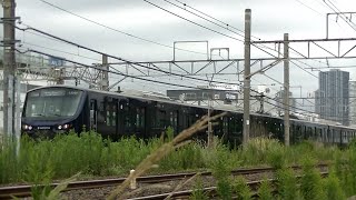 相鉄12000系12104F各駅停車(相鉄線内特急)海老名行き 新鶴見信号場通過