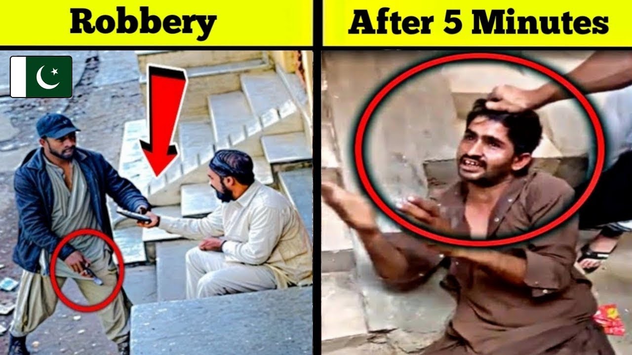 Caught on Camera: Dumb Robbers in Pakistan Fail After Robbery!