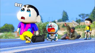 Shinchan Left Franklin Doraemon Nobita and Pinchan In GTA 5 Tamil || Gta 5 tamil || Gta 5